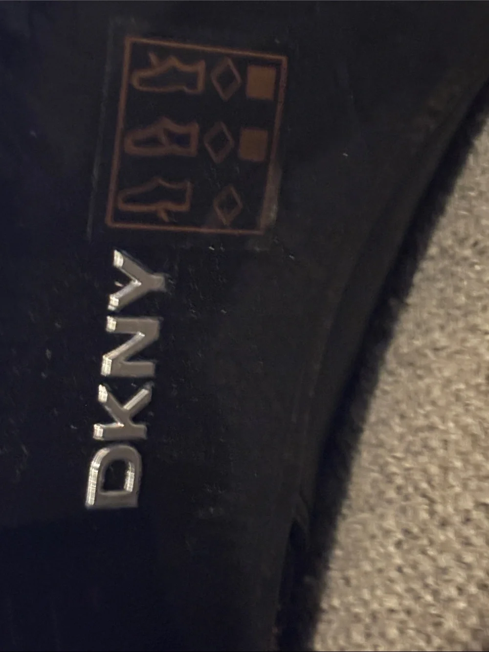 New DKNY Kamiah Knee High Boot Black 8.5